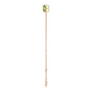 14K Rose 6 mm Natural Peridot 6 1/2-7 1/2" Bracelet