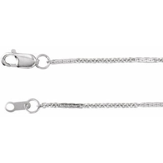 1.1 mm Dapped Cable Chain 