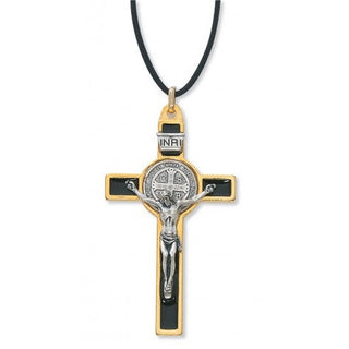 3-inch Gold St. Benedict Crucifix