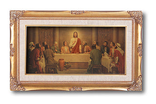 Chambers Last Supper 11X19 Gold Leaf Frame