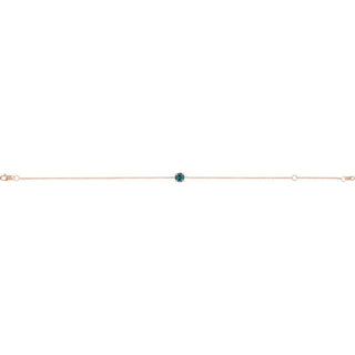14K Rose Lab-Grown Alexandrite  6 1/2-7-1/2" Bracelet