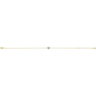 14K Yellow 1/5 CT Natural Diamond 6 1/2-7-1/2" Bracelet