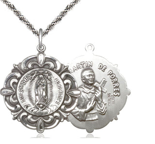 Sterling Silver Our Lady of Guadalupe Medal Catholic Jewelry