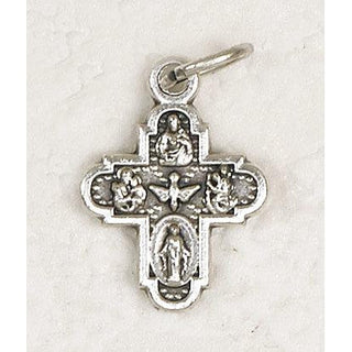 Bulk Four Way Silver Tone Bracelet Crucifix