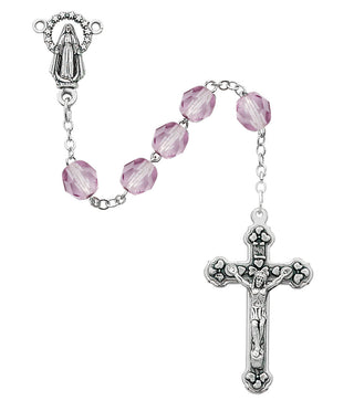6MM Dk Amethyst Feb Rosary