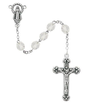 6MM Crystal April Rosary