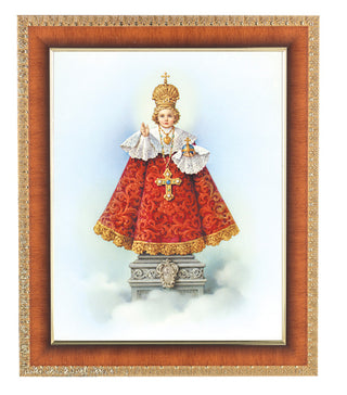 Infant Of Prague In Cherry Frame 10.25X12.25" 8X10 Print