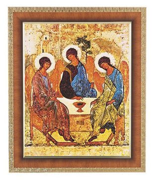 Holy Trinity In Cherry Frame 10.25X12.25" 8X10 Print