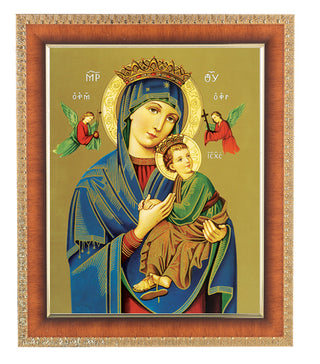 Our Lady Of Perpetual Help Cherry Frame 10.25X12.25" 8X10 Print