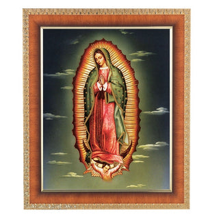 Our Lady Of Guadalupe In Cherry Frame 10.25X12.25" 8X10Prt
