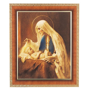Chambers:Madonna and Child Cherry Frame 10.25X12.25" 8X10Prt