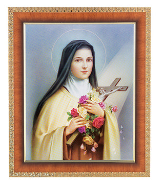 St. Therese In Cherry Frame 10.25X12.25" 8X10 Print