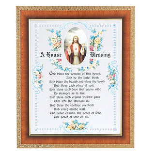 House Blessing-Shj In Cherry Frame 10.25X12.25" 8X10 Print