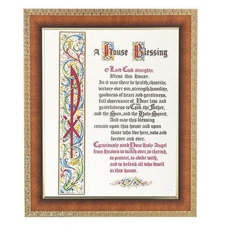 House Blessing In Cherry Frame 10.25X12.25" 8X10 Print