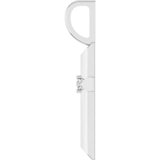 Platinum .0075 CT Natural Diamond Cross Pendant