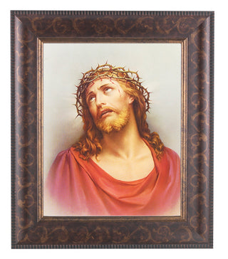 Christ In Agony In Art Deco Frame 10.25X12.25" 8X10 Print