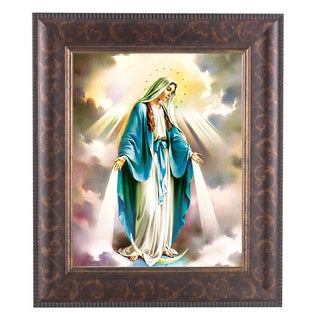 Our Lady Of Grace In Art Deco Frame 10.25X12.25" 8X10 Print