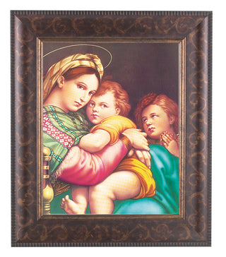 Raphael-Madonna and Child Art Deco Frame 10.25X12.25" 8X10Prt