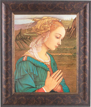 Lippi-Madonna Art Deco Frame 10.25X12.25" 8X10 Print