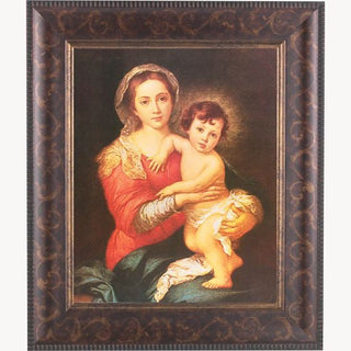 Murillo:Madonna And Child Art Deco Frame 10.25X12.25" 8X10Prt