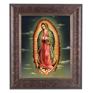 Our Lady Of Guadalupe In Art Deco Frame 10.25X12.25" 8X10Prt