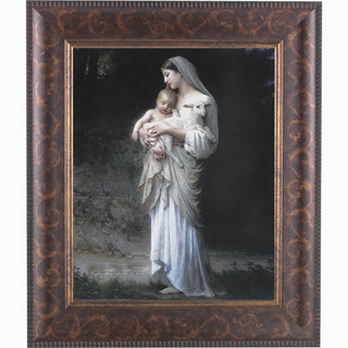 Bouguereau:Divine Innocence Art Deco Frame 10.25X12.25" 8X10Prt