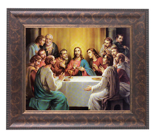 Last Supper In Arat Deco Frame 10.25X12.25" 8X10 Print