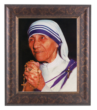 Mother Teresa Art Deco Frame 10.25X12.25" 8X10 Print