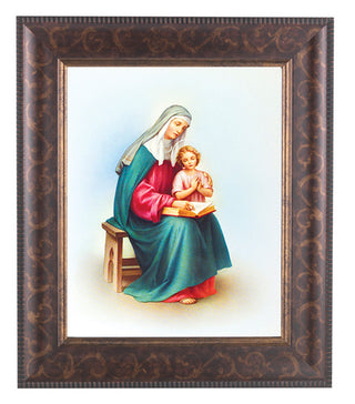 St. Anne In Art Deco Frame 10.25X12.25" 8X10 Print