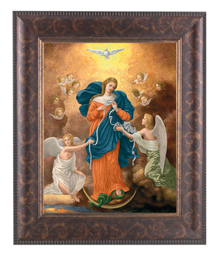 Our Lady Untier Of Knots Art Deco Frame 10.25X12.25" 8X10 Print
