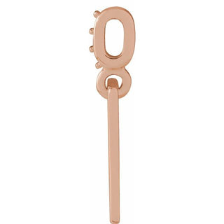 14K Rose .02 CTW Natural Diamond Faith Over Fear Pendant