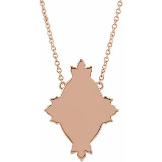 14K Rose 1/5 CTW Natural Diamond Miraculous 18" Necklace