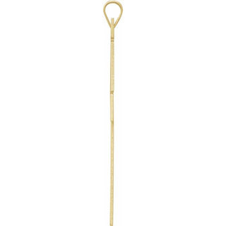 14K Yellow Cross Pendant