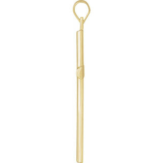 14K Yellow 31.5x20 mm Cross Pendant