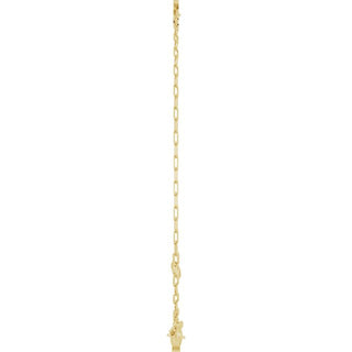 14K Yellow Sans Serif Initial Z 6 1/2-7 1/2" Bracelet