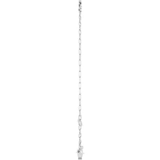 Sterling Silver Sans Serif Initial Z 6 1/2-7 1/2" Bracelet