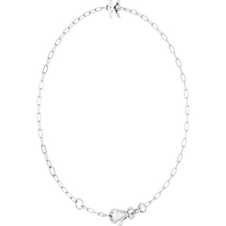 14K White Sans Serif Initial K 6 1/2-7 1/2" Bracelet