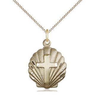 14kt Gold Cross Medal