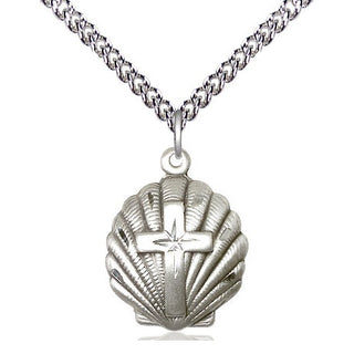 Sterling Silver Cross Medal Religious Jewelry