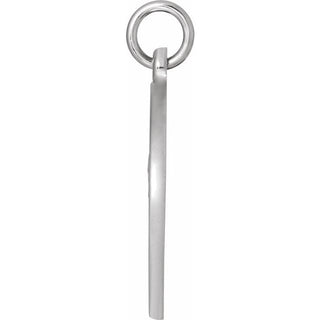 14K White 22 mm St. Joseph Medal
