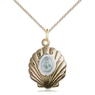 14kt Gold Miraculous Medal