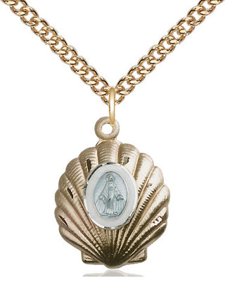 14kt Gold Miraculous Medal