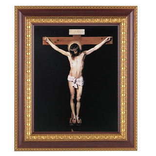 Crucifixion In Cherry Frame 10.25X12.25" 8X10 Print