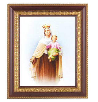 Our Lady Of Mt.Carmel Cherry Frame 10.25X12.25" 8X10 Print