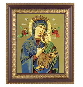 Our Lady Of Perpetual Help Cherry Frame 10.25X12.25" 8X10 Print