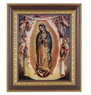 Our Lady Of Guadalupe In Cherry Frame 10.25X12.25" 8X10Prt