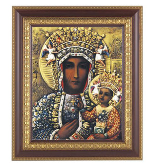 O.L.Of Czestochowa In Cherry Frame 10.25X12.25" 8X10 Print