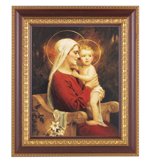 Chambers:Madonna and Child Cherry Frame 10.25X12.25" 8X10Prt
