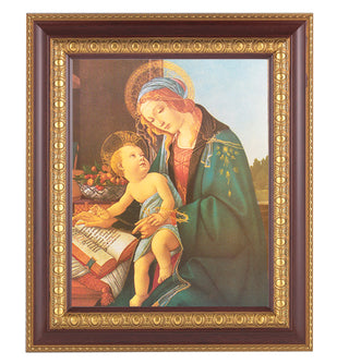 Botteccelli-Madonna And Child Cherry Frame 10.25X12.25" 8X10Prt
