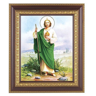 St. Jude In Cherry Frame 10.25X12.25" 8X10 Print